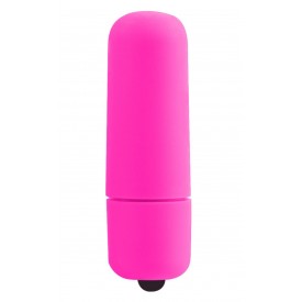 Розовая анальная вибропробка Vibrating Butt Plug - 14,5 см.